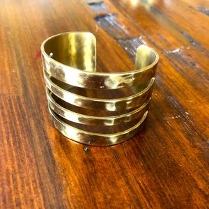 Gold Rustic Cuff
